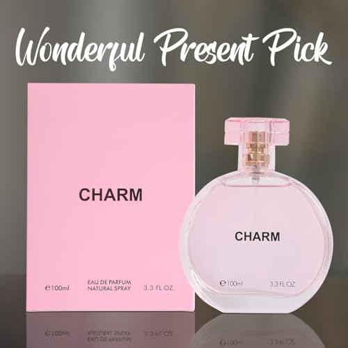 Charm Perfume for Women – Fresh Floral Fruity Eau de Parfum – Sweet Citrus & Musky Scent – 100ml / 3.3 fl oz
