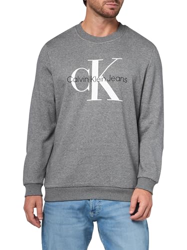 Calvin Klein Men's Monogram Logo Crewneck Sweatshirt