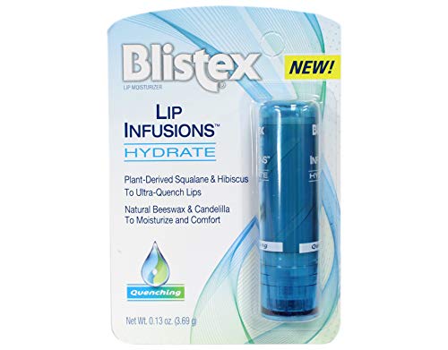 Blistex Lip Infusions Hydrate Lip Moisturizer 0.13 Ounce (6 Pack)