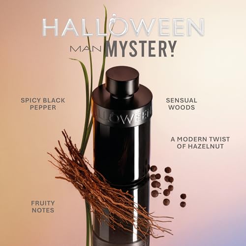 Halloween Man Mystery Eau de Parfum for Men, Woody Aromatic Perfume