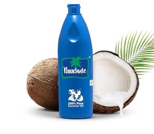 Parachute 100% Pure and Natural Unrefined Coconut Oil | No Chemicals & Added Preservatives | 18.8 fl oz