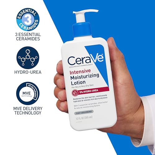 CeraVe Intensive Moisturizing Lotion, Shea Butter Body Lotion, 16oz
