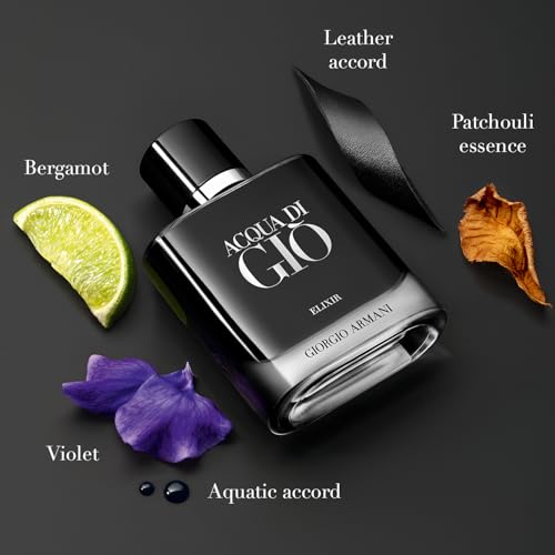 Armani Beauty Acqua di Giò Elixir - Woody Earthy Mens Cologne - 1.6 Fl Oz