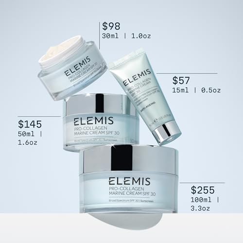 ELEMIS Pro-Collagen Marine Cream SPF 30, Anti-Wrinkle Moisturizer, 50 ml