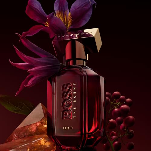 Hugo Boss The Scent Elixir Parfum Intense – Women's Ambery Perfume – With Notes of Pink Peppercorn, Atropa Belladonna Flower & Amber Accord– Luxury Perfumes for Women – Long Lasting Fragrance