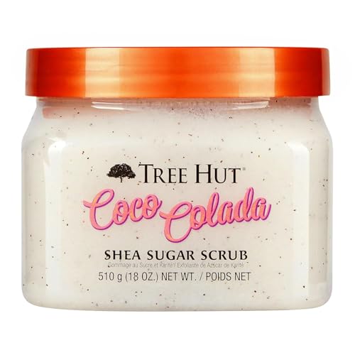 Tree Hut Coco Colada Body Scrub, Exfoliating Sugar Scrub, Vegan, 18 Oz