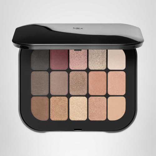 Kiko Milano Master Eyeshadow Palette 01, Palette With 15 Matte And Metallic Eyeshadows