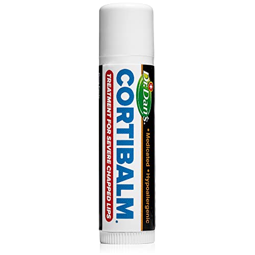 Dr. Dan's Cortibalm 1-Pack Lip Balm with 1% Hydrocortisone for Cracked Lips