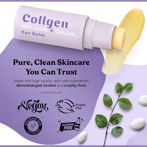Bella Bliss Collagen Eye Balm Stick for Dark Circles, Puffiness & Wrinkles – Cooling Under Eye Cream with Collagen, Anti-Aging & Hydrating Formula – Made in Korea - 0.35 oz / 10 g - Pack of 1