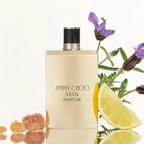 JIMMY CHOO - Man Parfum - Men's Fragrance - Fougere Ambery - With notes of Bergamot, Lavender & Ambery Wood - 3.3 fl. oz.
