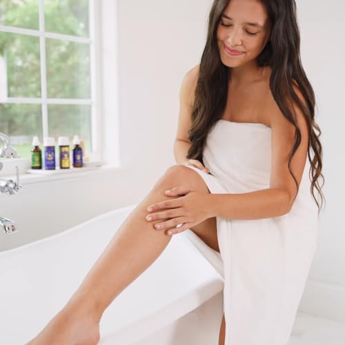 Organic Body & Face Oil for Dry Skin, Hydrating After Shower Moisturizer