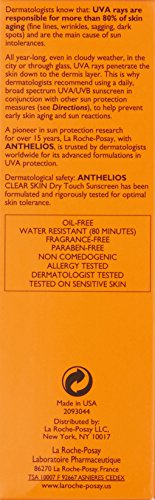 La Roche-Posay Anthelios Clear Skin SPF 60 Sunscreen for Face & Body, 3oz