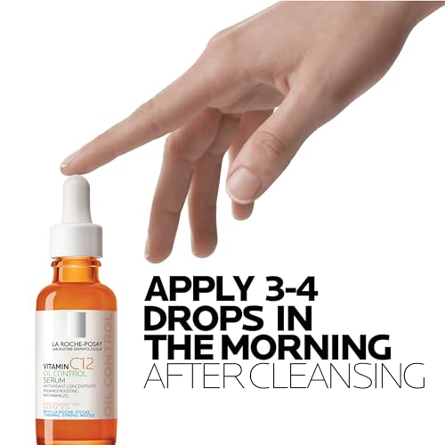 La Roche-Posay Pure 12% Vitamin C Serum with Hyaluronic Acid, 1.01 fl oz