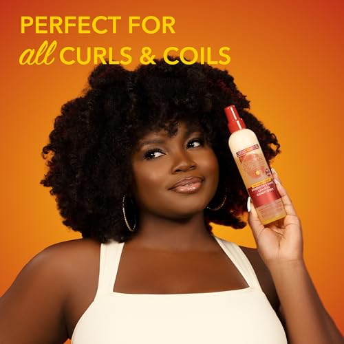 Creme of Nature Strength & Shine Leave-In Conditioner, Dual-Action Moisture & Protection, Infused with 100% Organic Argan Oil from Morocco, 8.45 fl oz
