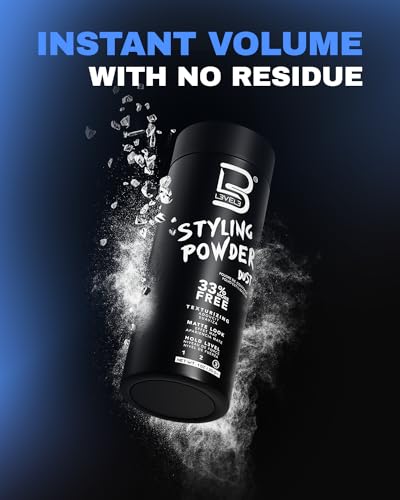 L3 Level 3 Hair Texture Powder for Men, Volume, Natural Look, 30 g