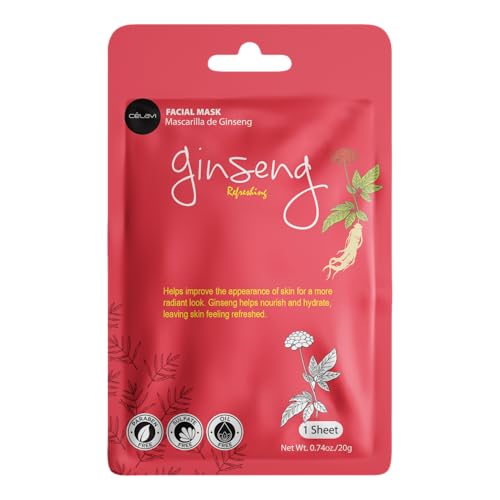 celavi Essence Facial Face Mask Paper Sheet Korea Skin Care Moisturizing 12 Pack (Mix - 2 of Each)