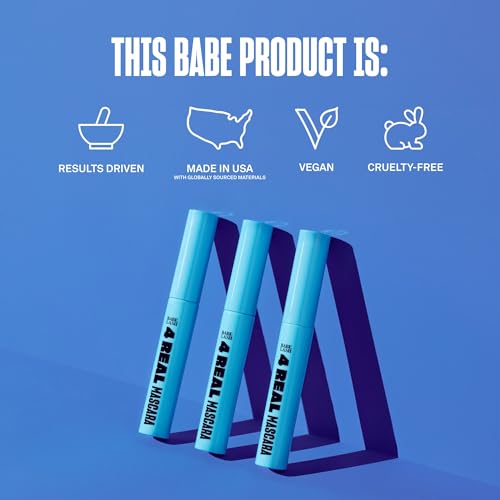 Babe Original 4 Real Mascara for Volume, Length & Lift, Black