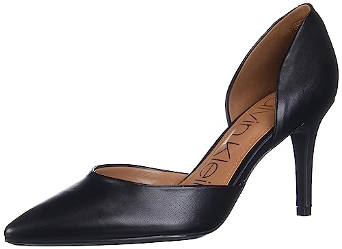 Calvin Klein Women's Gloria Pump, Black Patent, 8.5