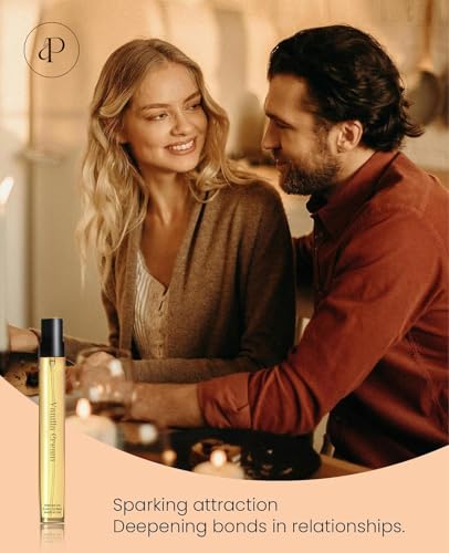 PUREAMOR Pheromones Perfumes for Women, No. 54 Vanilla Cream Scent, Vanilla Perfume Oil, Advanced Fragrance Perfume for Woman, 0.34fl./10ml Gourmand Parfum, Travel Size Perfumes for Women,Made in USA