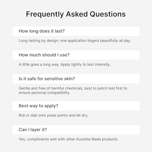 Kuumba Made Vanilla Bean Fragrance Oil Roll-On, Alcohol-Free, 0.15 Fl Oz