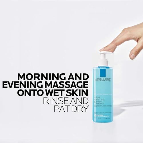 La Roche-Posay Toleriane Purifying Foaming Facial Cleanser, 13.52oz