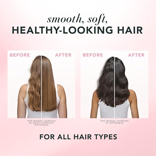Herbal Essences Conditioner, Rose Hips + Passionfruit - Smooth Collection, Shiny Hair with Vitamin E & Jojoba, Safe for Color Treated Hair, Floral Scent, Cruelty-Free, Dermatologist-Tested, 29.2 Fl Oz