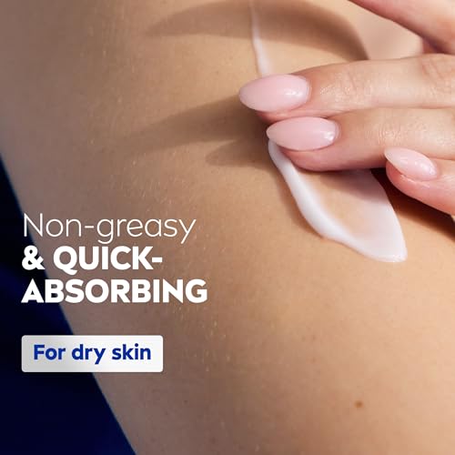 NIVEA Shea Nourish Body Lotion with Shea Butter & Hyaluronic Acid, 16.9 Oz