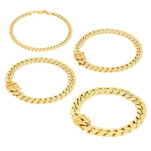 Nuragold 14K Real Yellow Gold Miami Cuban Link Chain Bracelet Men & Women - 8.5",11mm