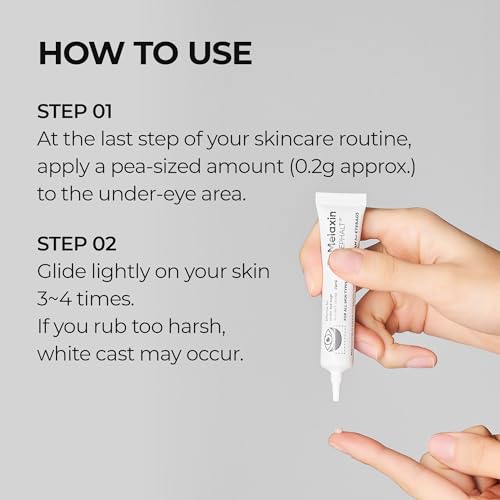 Dr.Melaxin Eyephalt Eyebag Cream for Puffiness, Dark Circles & Fine Lines, Wrinkle, EGF Anti-Aging Under Eye Moisturizer with Niacinamide&Ceramide 0.33 fl.oz.