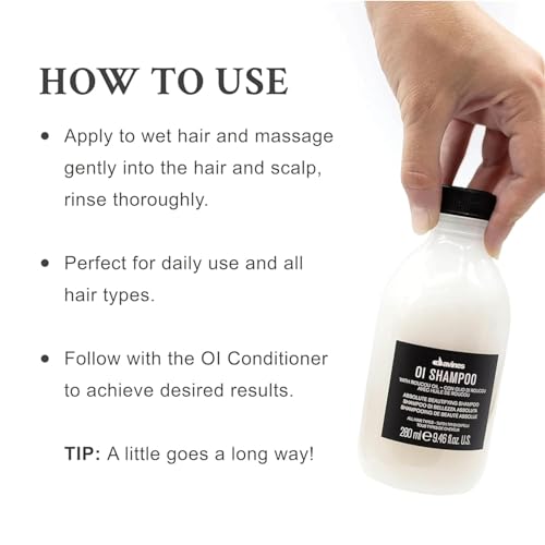 Davines OI Shampoo Daily Hair Softening & Hydrating, For All Hair Types