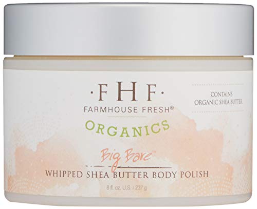 FarmHouse Fresh Big Bare Whipped Shea Butter Body Polish, Oatmeal, 8 fl. oz.