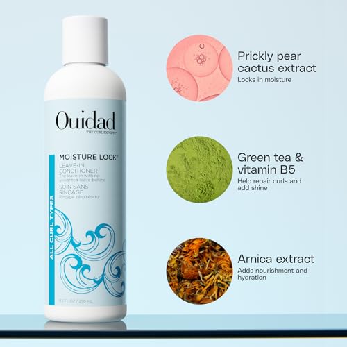 Ouidad Moisture Lock Leave In Conditioner for Curly Hair & Styling Primer