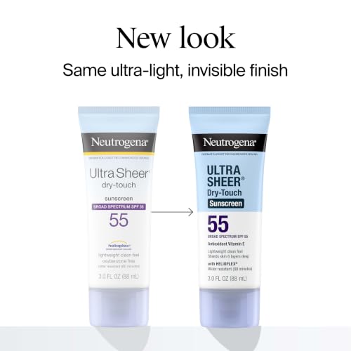 Neutrogena Ultra Sheer Dry-Touch Sunscreen Lotion SPF 55, 3 fl oz