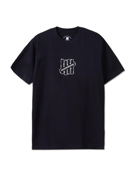 Undefeated Barbed Wire Graphic T-Shirt, XL, Black