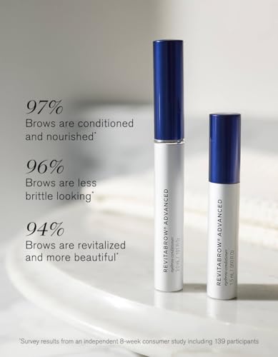 RevitaLash Cosmetics, RevitaBrow Advanced 3.0 mL, Eyebrow Conditioner, Serum, Physician Developed & Cruelty-Free