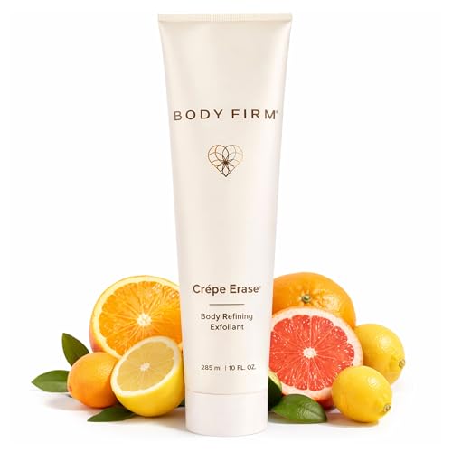 BODY FIRM Crepe Erase Body Refining Exfoliant, Citrus Scent, 3.3 Fl Oz