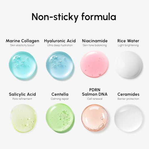 MAREE Hydrating Milky Toner for Face with Rice Ferment, Niacinamide & Collagen – Korean Milk Skin Toner Essence with PDRN, Hyaluronic Acid & Ceramides for Skin Barrier Repair, Daily AM & PM Skincare