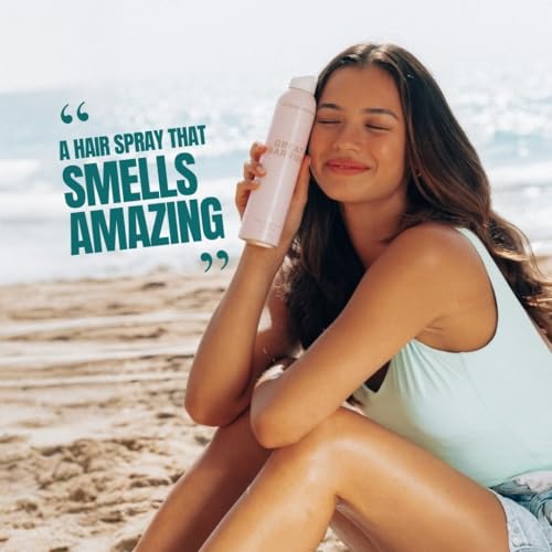 Beachwaver The Co. Great Barrier Heat Protectant Hair Spray - Full Size (8.4 Oz) | Multi-Purpose Treatment for Heat Protection, Flexible Hold & No Frizz | Polynesian Pink Sugar Fragrance