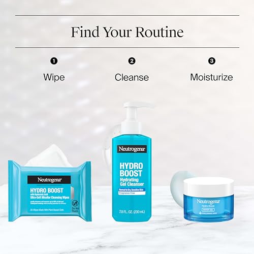 Neutrogena Hydro Boost Hydrating Gel Cleanser, Fragrance-Free, 7.8 fl. oz
