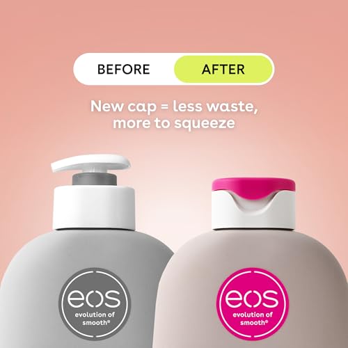 eos Shea Better Body Lotion Coconut Waters, 24-Hour Moisture Skin Care, Lightweight & Non-Greasy, Natural Shea, Vegan, Coconut Body Lotion, 16 fl oz
