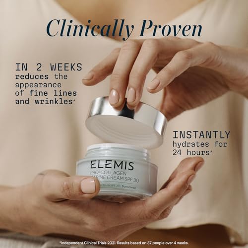 ELEMIS Pro-Collagen Marine Cream SPF 30, Anti-Wrinkle Moisturizer, 50 ml