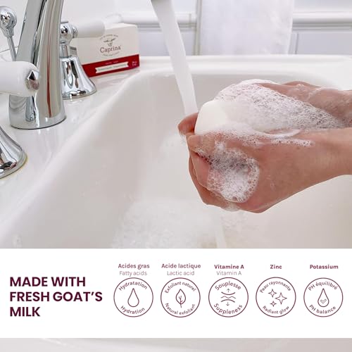 Caprina Canus Original Formula Fresh Goat's Milk Soap, 16 bars