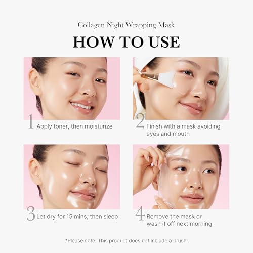 medicube Wrapping Mask Collagen - Overnight Peel Off Facial Mask
