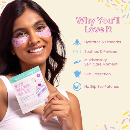 Patchology Eye Want Cake Under Eye Patches | Birthday Gift for Women | 5pk