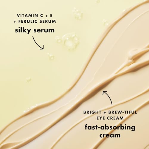 e.l.f. SKIN Brightest Besties Duo, Travel-Sized Skincare Set, Brightening Face Serum & Vitamin C Eye Cream, Boosts Radiance, Depuffs & Evens Skin Tone, Vegan & Cruelty-Free