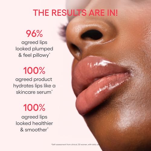 LANEIGE Glaze Craze Tinted Lip Serum, Strawberry Sprinkles: Hydrating Serum for Glossy,Nourished Lips with Plumping Polypeptides,0.42 oz