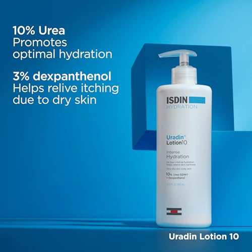 ISDIN Uradin Moisturizing Body Lotion 10 for Dry Skin, 13.5 fl oz