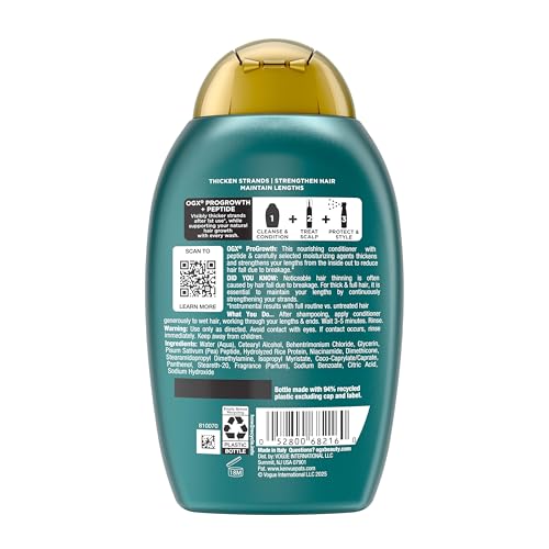 OGX ProGrowth + Peptide Conditioner, 13 fl oz