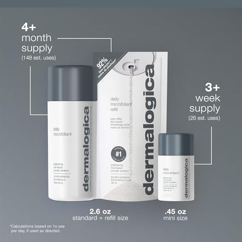 Dermalogica Daily Microfoliant, Brightening Face Exfoliator Powder, 0.45 oz