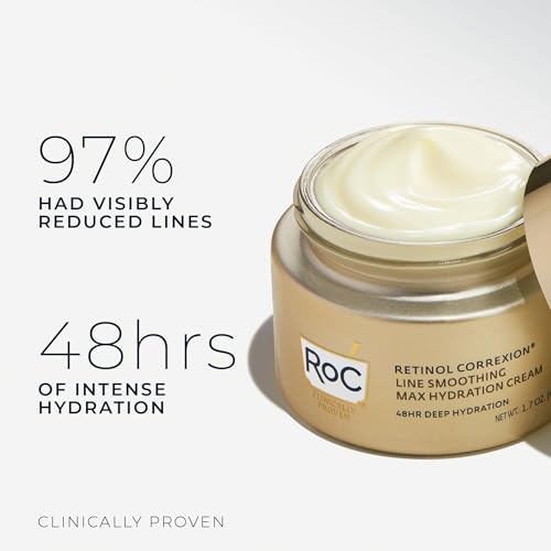 RoC Retinol Correxion Max Daily Hydration Face Moisturizer, Hyaluronic Acid